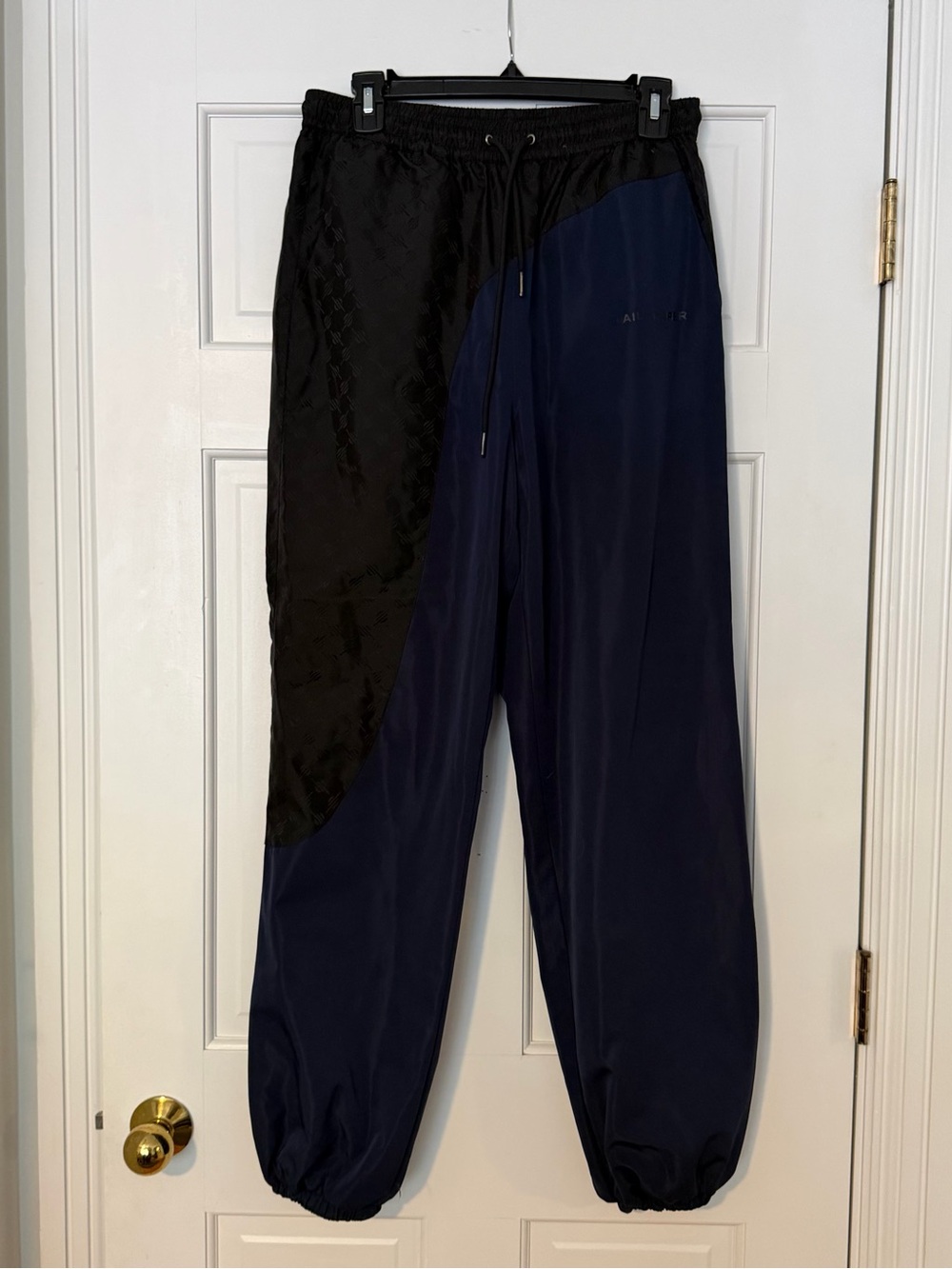 Daily Paper Black and Navy Two-Tone Track Pants